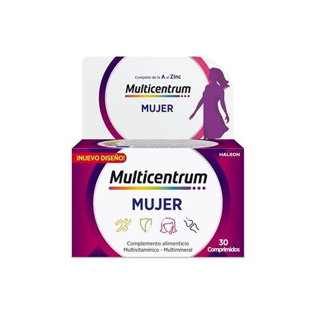 Comprar MULTICENTRUM Mujer 30 Comprimidos Mejor Precio Online