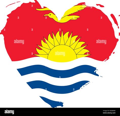 Kiribati Flag Vector Illustration Stock Vector Image Art Alamy