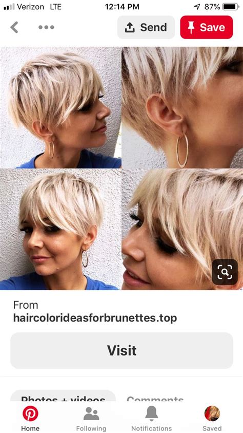 Pin By Christine Hoyos On Heady Short Hair Syles Short Platinum