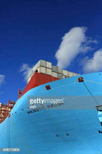 Maersk Line Triplee Container Ship Majestic Mærsk High Res Stock Photo