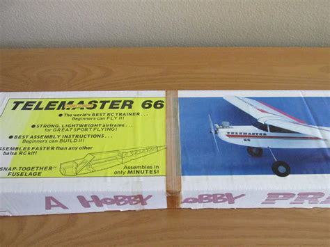 HOBBY LOBBY TELEMASTER 66 RC Airplane Kit Nitro Gas Electric NIB Boys Girls 12+ | #1758914366