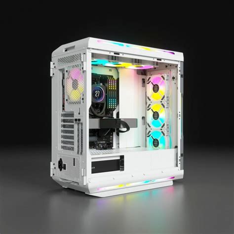 Corsair Icue T Rgb Tempered Glass Blanc Absolute Pc