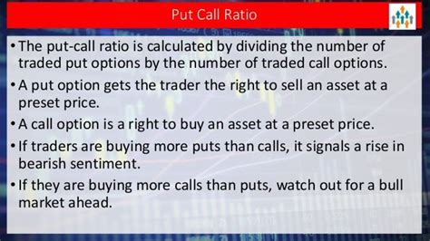 Put Call Ratio And Its Interpretation