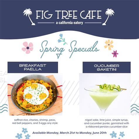 Menu – Fig Tree Cafe