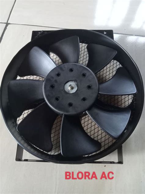 Extra Fan Kipas Motor Ac Mobil Universal Kondensor Radiator Rangka Besi