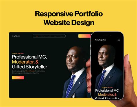 Responsive Portfolio Website Design on Behance