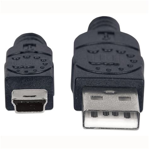 CABLE ADAPTADOR DE USB A A USB MINI B MANHATTAN HI SPEED PARA