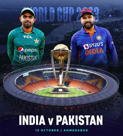 India Vs Pakistan In World Cup 2023 Will Be Played On 15th October 2023