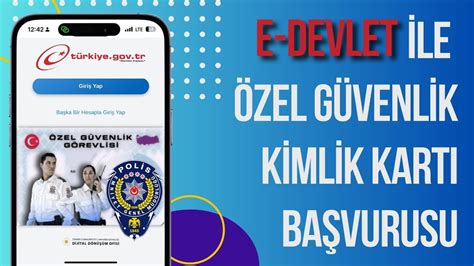 E Devlet Üzerinden Özel Güvenlik Kimlik Kartı Başvurusu Nasıl Yapılır