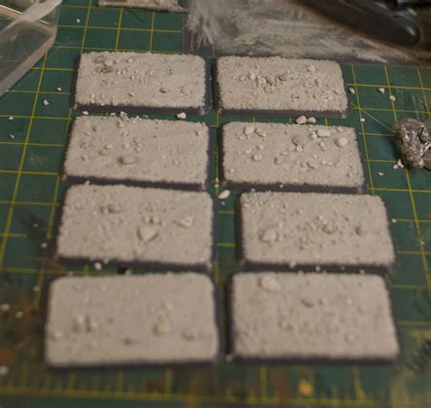 The Back 40k Hobby Texturing Desert Bases