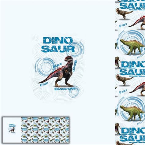 DINO VISIER panoramisches Paneel 60 x 155cm Für Kleinsten