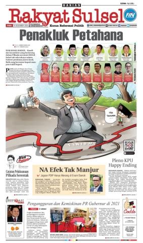 E Paper Harian Rakyat Sulsel Edisi Rabu 16 Desember 2020 Rakyatsulsel