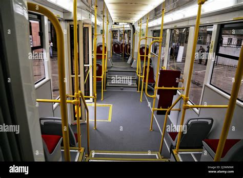 Non Exclusive Odesa Ukraine April A Look Inside The Tram