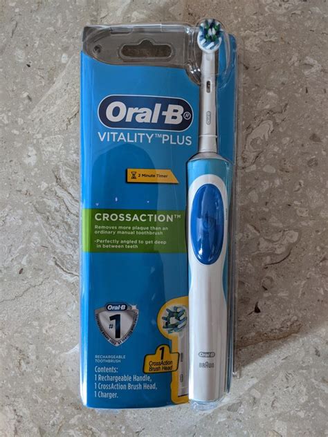 Oral B Vitality Plus Crossaction Electric Toothbrush Beauty