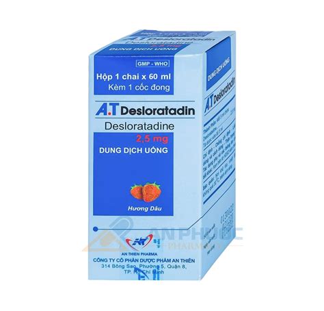 Thuốc Siro A T Desloratadin Chai 60 ml