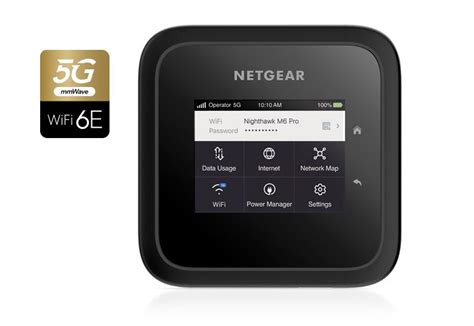 Nighthawk M6 Pro 5G WiFi 6E Mobile Hotspot Router MR6550 - NETGEAR