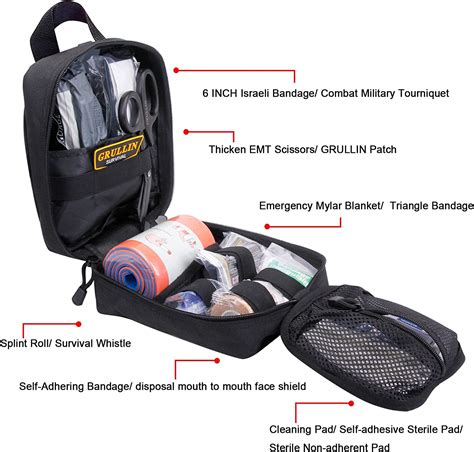 Buy Grullin Ifak Trauma First Aid Kit Tactical Molle Military