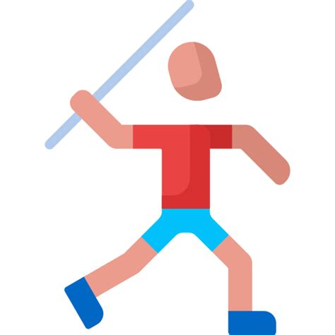 Javelin Throw Special Flat Icon