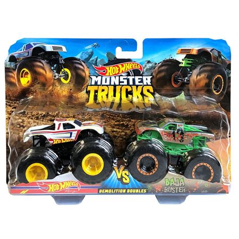HOT WHEELS Monster Trucks RACING Vs BAJA BUSTER GBT