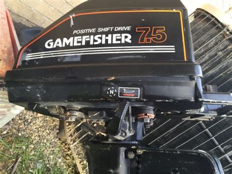 Sell Gamefisher Hp 75 Outboard Boat Motor Low Hours In Trenton