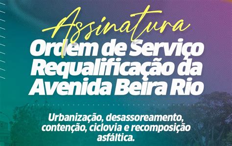 Prefeitura E Conder Assinam Ordens De Serviço E Inaugura Parque Das