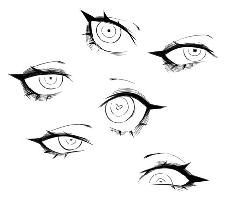 Cute Eyes Drawing Reference