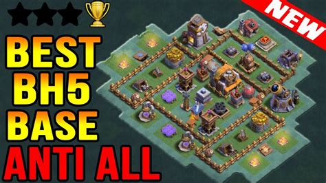 Best Builder Hall 5bh5 Base Anti All Bh5 Base With Replays Clash Of