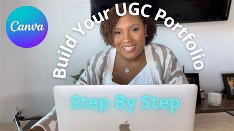 How To Create A UGC Portfolio Using CANVA STEP BY STEP Becoming