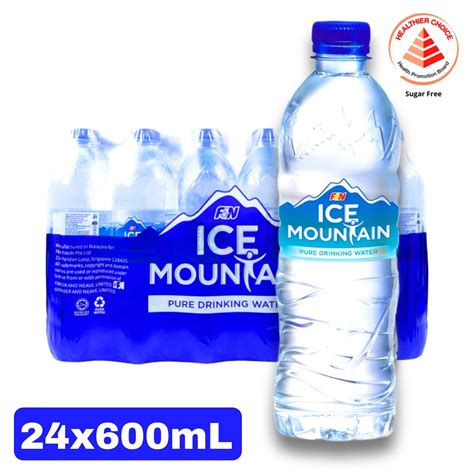 F N Ice Mountain Drinking Water 600mL 24 Bottles