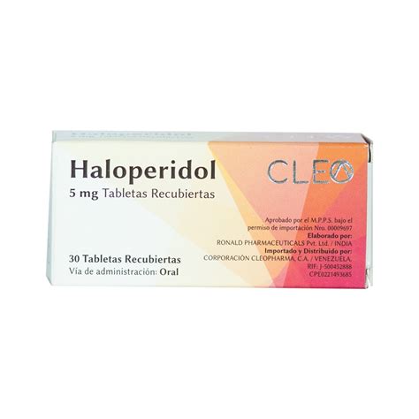 Haloperidol Cleo 5 Mg 30 Tabletas Tu Farmacia Actual