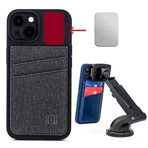 Amazon Dockem IPhone 14 Card Case With Liquid Silicone Shell