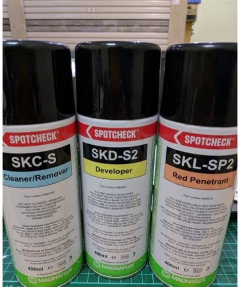 Magnaflux Spotcheck Set Penetrant Cleaner Developer Lazada