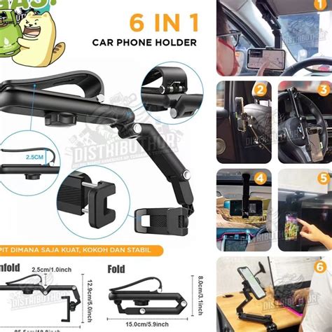 Jual Car Phone Holder Jepit Mobil In Hd Hd Stand Handphone