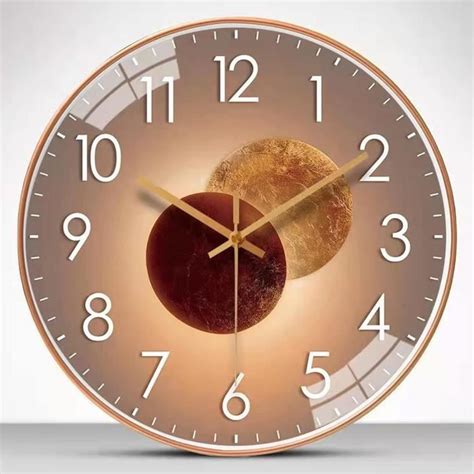 Horloge Murale Moderne À Quartz Silencieuse 25 Cm Sans Bruit De Tic