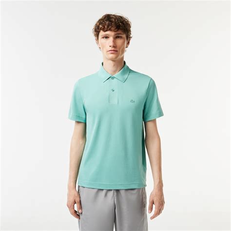 Lacoste Regular Fit Movement Piqué Polo in Green for Men | Lyst