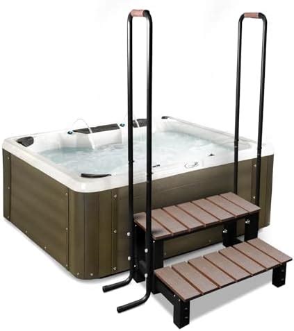 Amazon Hot Tub Ladder Above Ground Pool Hot Tub Steps Wood With