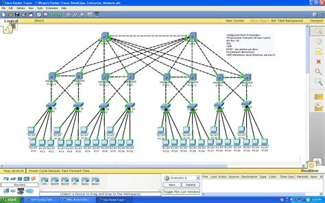 Redes Avanzadas PACKET TRACER