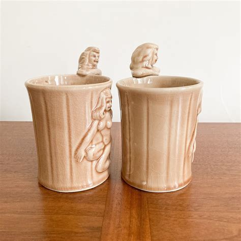 Giftcraft Nude Woman Ceramic Mug Pair Woman Ceramic Mug Etsy