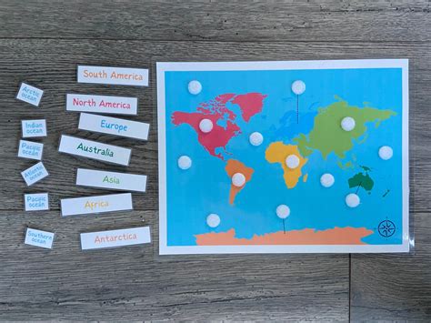 World Map Printable Puzzle - Etsy