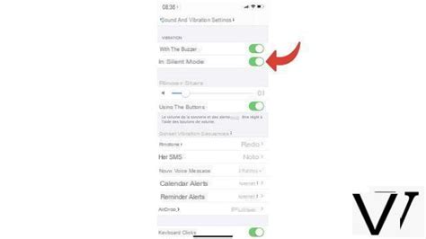 Cómo desactivar la vibración en modo silencioso en iPhone