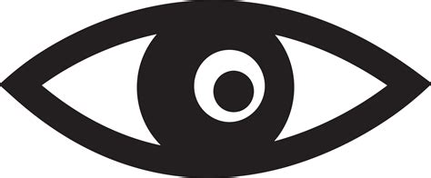 Eye Icon sign symbol design 10158385 PNG