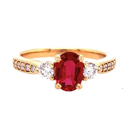 Ruby & Diamond Ring - GoldInArt.com