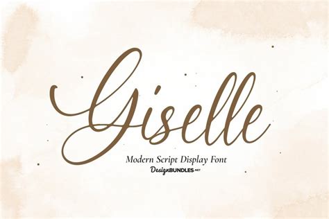 Giselle Modern Script Font