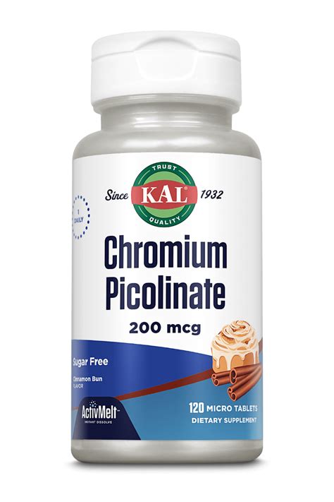 Chromium Picolinate 200 Mcg Activmelt® Instant Dissolve Tablets