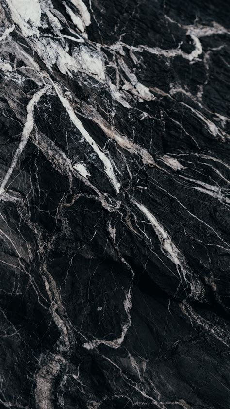 Black And White Marble Texture Background