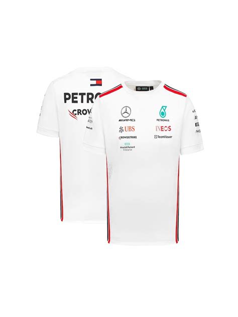 Comprar Camiseta Piloto Equipo Mercedes Amg Petronas F Blanco