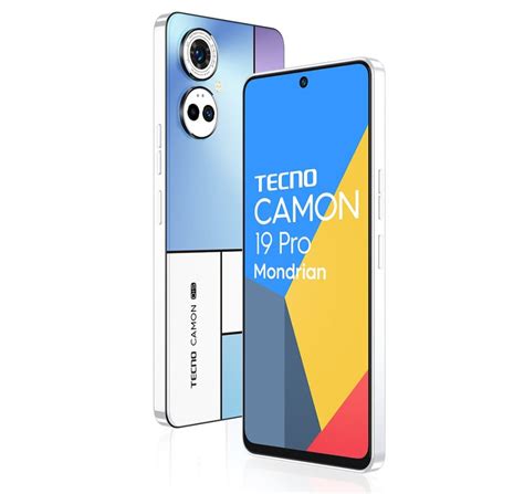 TECNO CAMON 19 Pro Mondrian with 6.8″ FHD+ 120Hz display, multi-colour ...