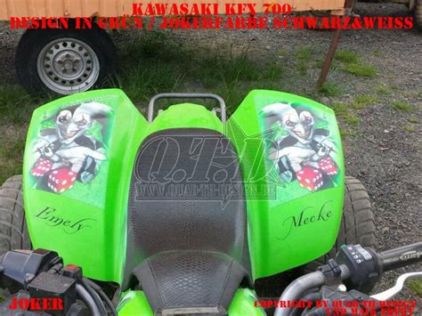 Invision Dekor Graphic Kit Atv Kawasaki Kfx Joker Gr N Lagerware Ebay