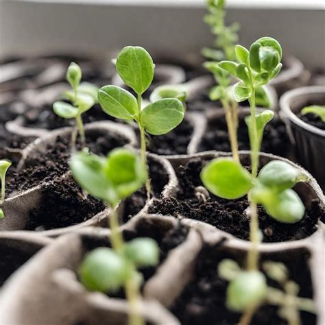 Planta bebé que crece en el suelo Planta pequeña que crece Plántulas en