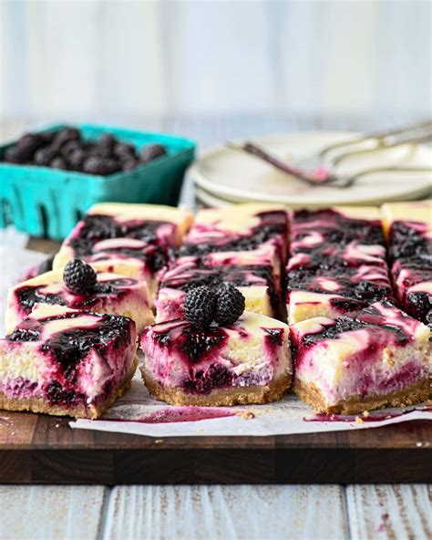 Black Raspberry Cheesecake Bars Buttermilk By Sam